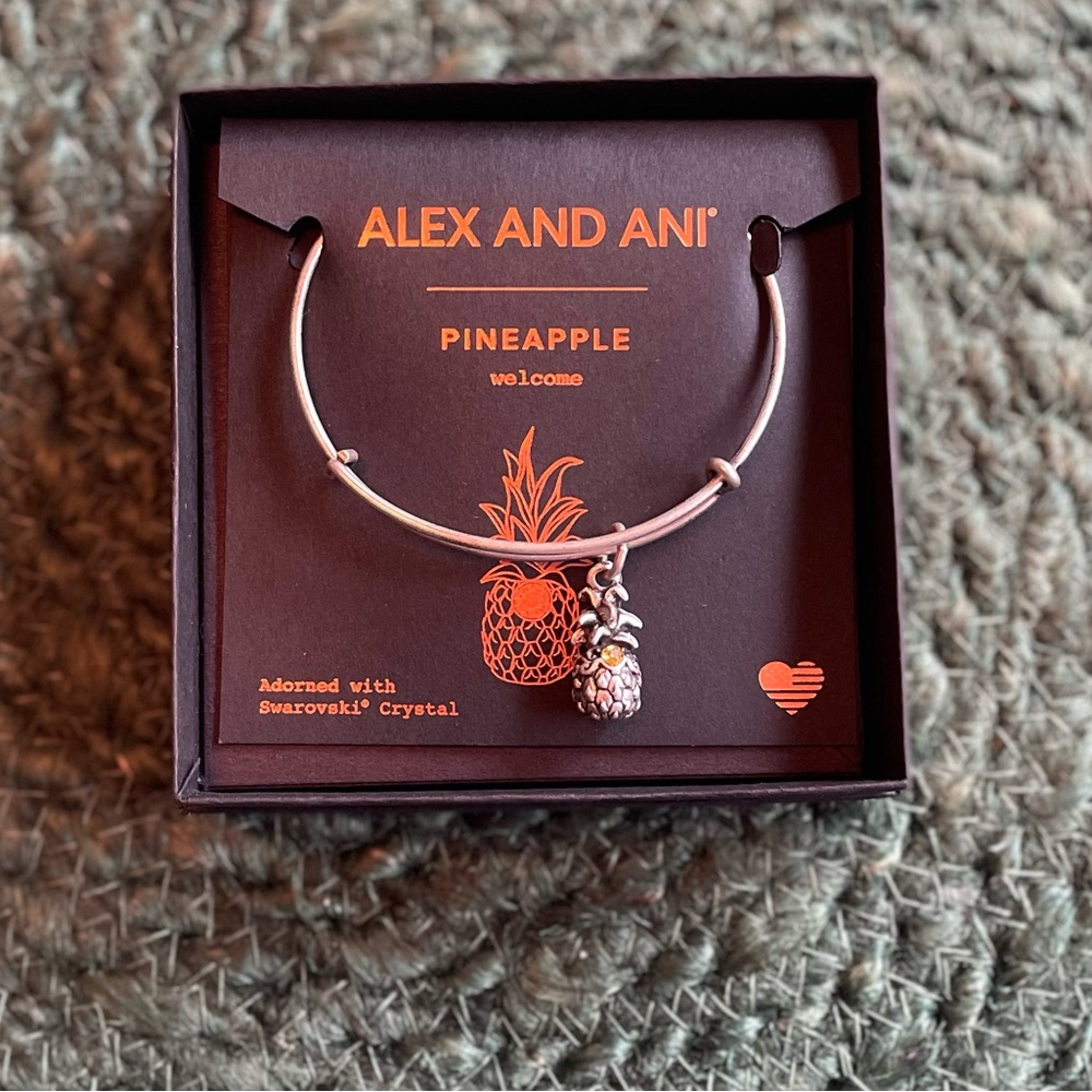 NWT ALEX&ANI PINEAPPLE BRACELET,